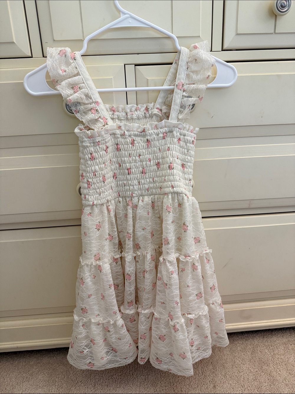 Cat & Jack 🐈 Floral Ruffle Sundress - Picture 2 of 3